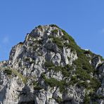 Wendelsteingipfel 1838m hoch und die ehemalige Wetterstation...ist noch mit einem Zipfel zu sehen