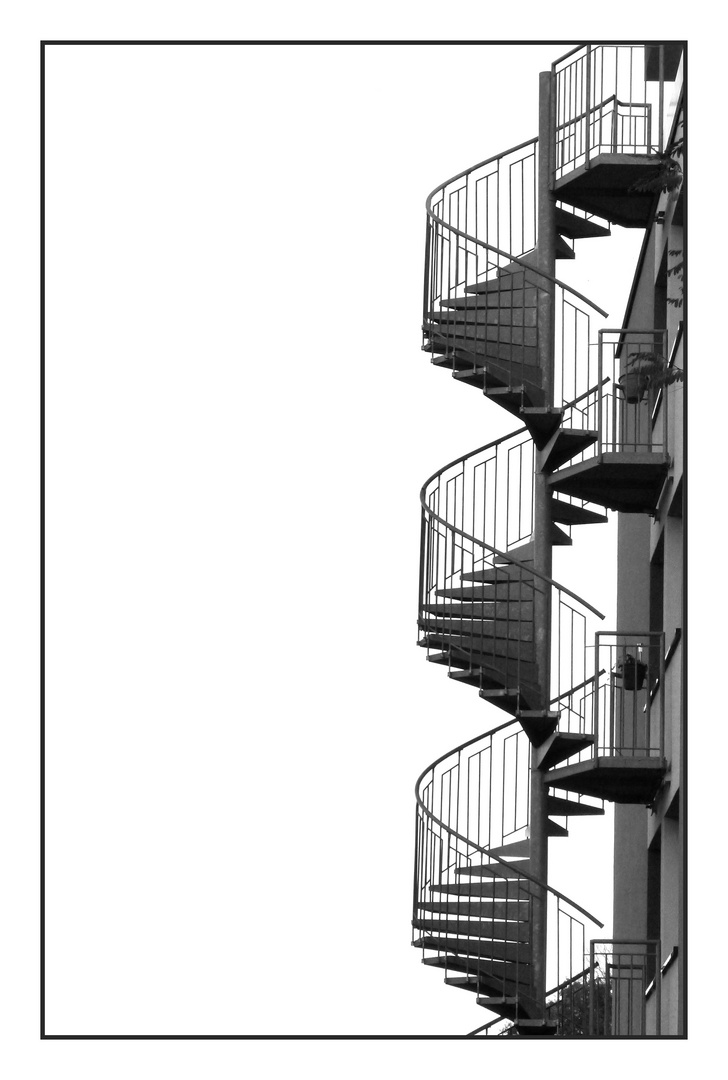 Wendeltreppe Foto & Bild | spezial, s-w, treppe Bilder auf fotocommunity