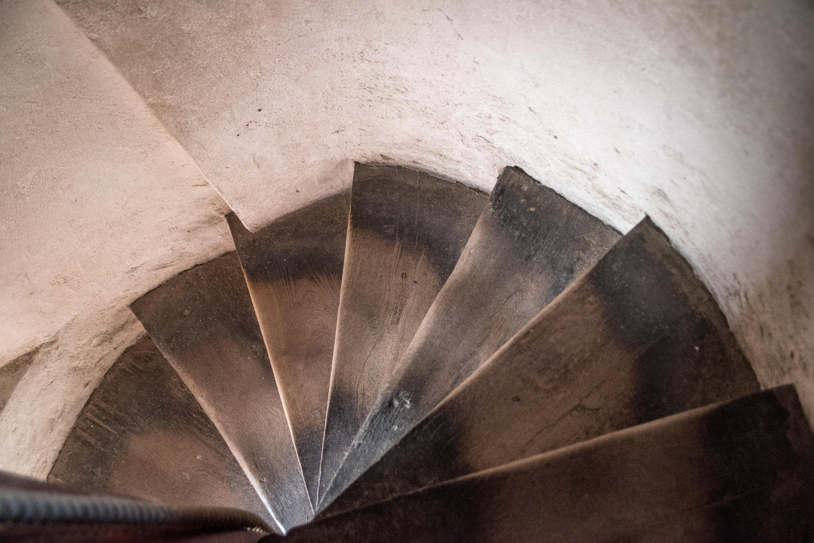 Wendeltreppe auf Burg Kaub