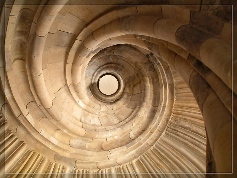 Wendeltreppe auf Schloß Hartenfels