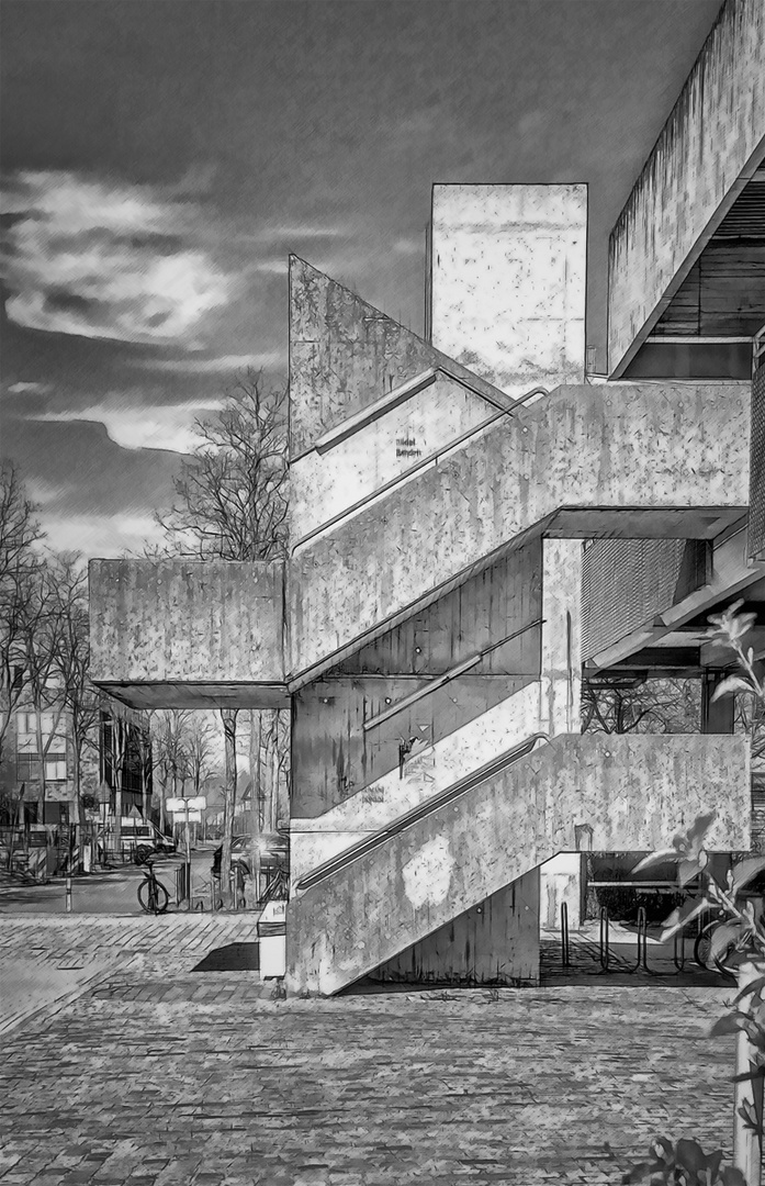 Wendeltreppe, Boulevard Uni Bremen