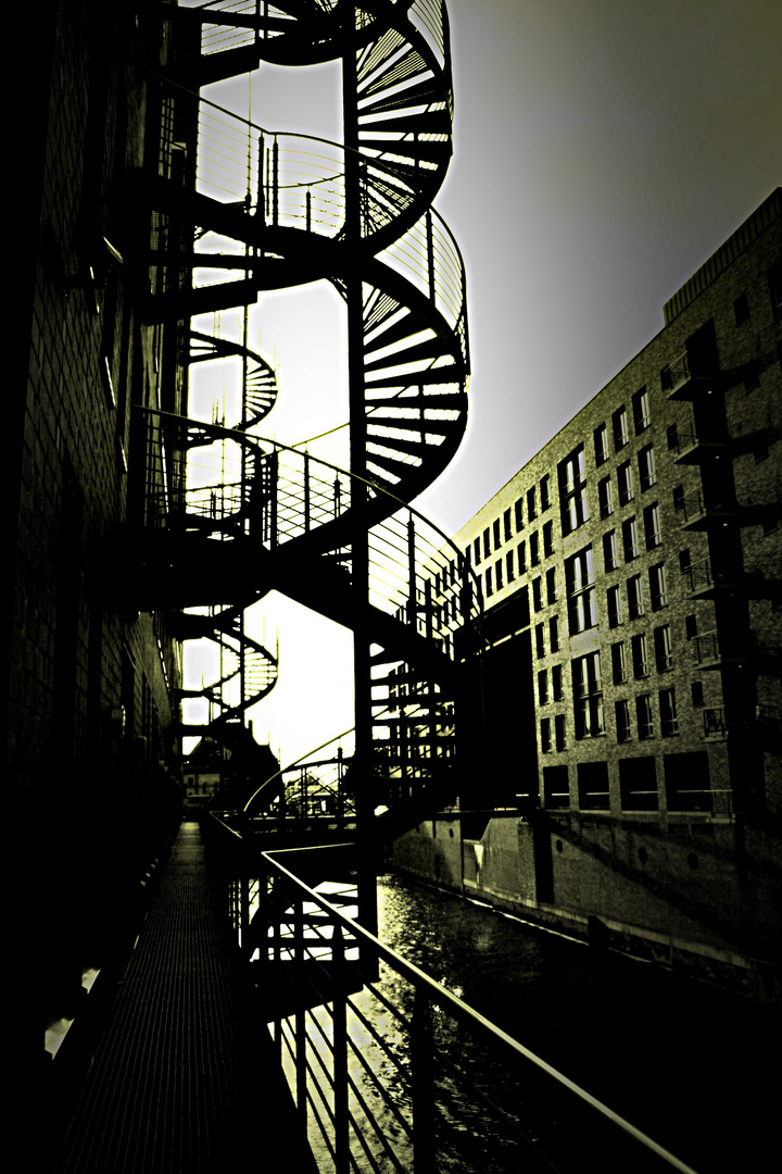 Wendeltreppe Hamburger Speicherstadt