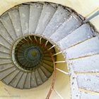 Wendeltreppe im ältesten Leuchtturm Vietnams.