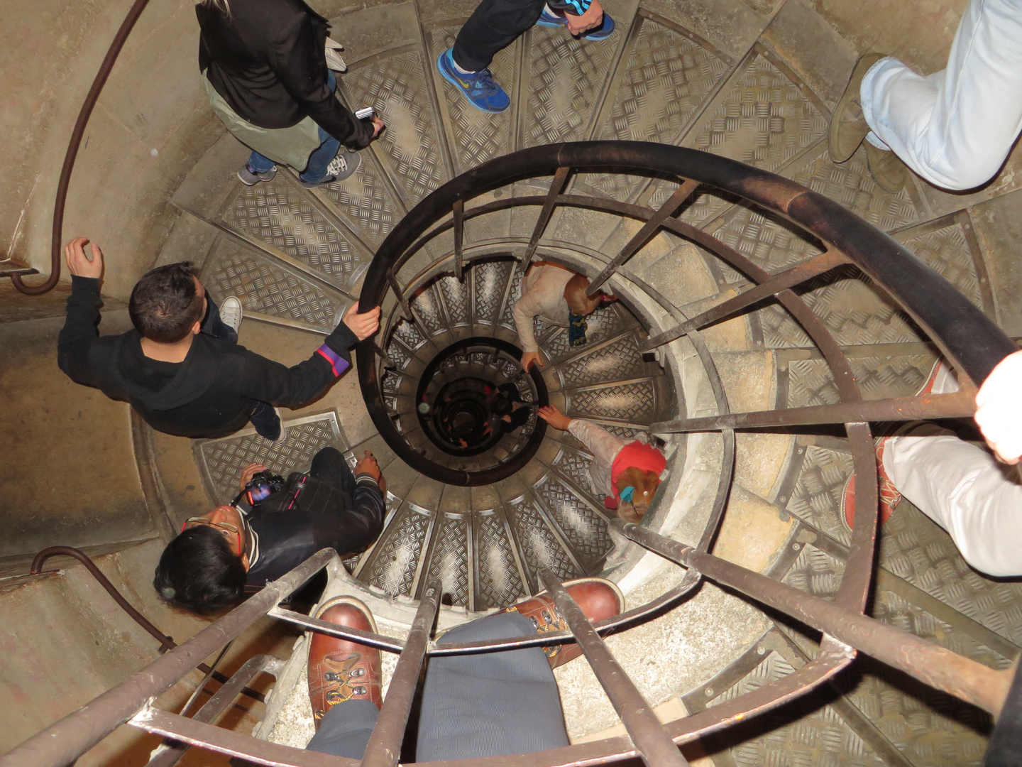 Wendeltreppe im Arc de Triomphe