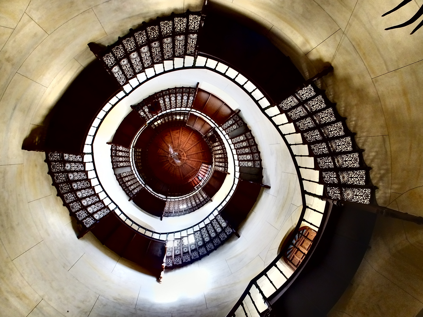 Wendeltreppe im Jagdschloss Granitz