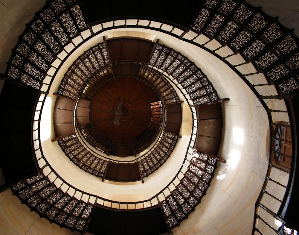 Wendeltreppe im Jagdschloss Granitz