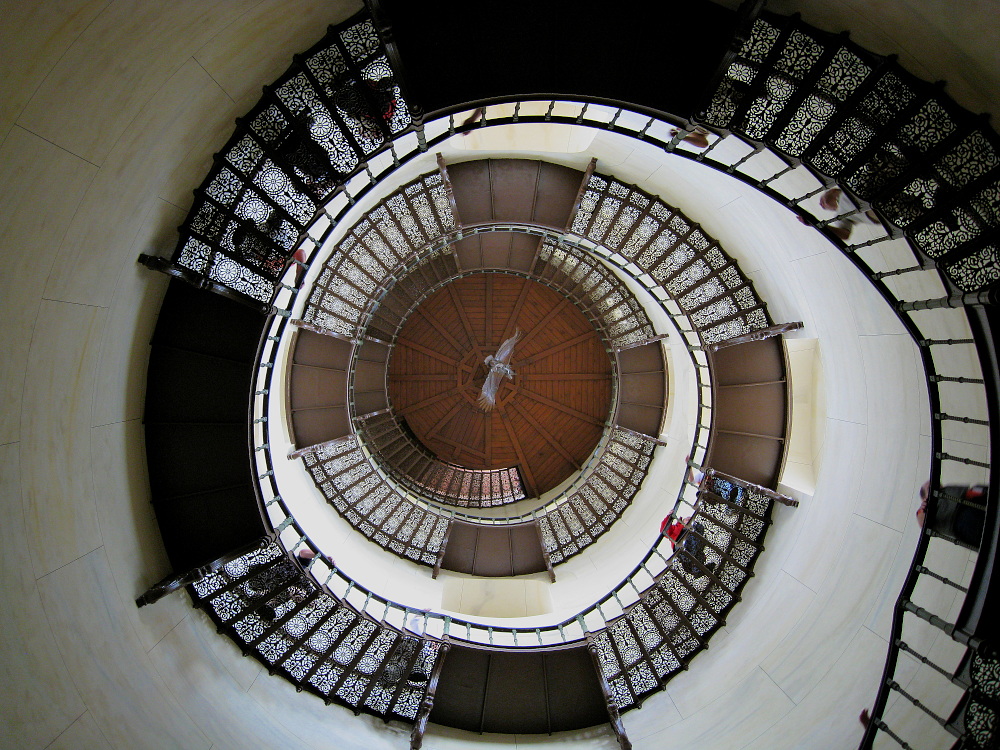 Wendeltreppe im Jagdschloss Granitz