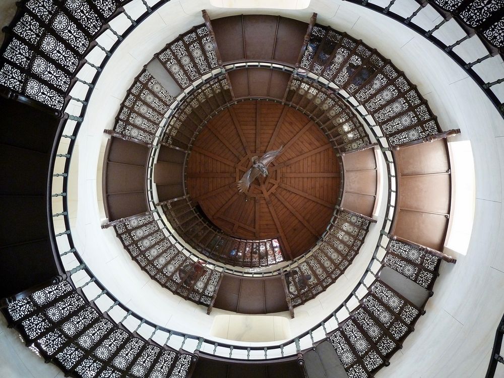 Wendeltreppe im Jagdschloss Granitz