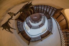 Wendeltreppe im Jagdschloss Granitz