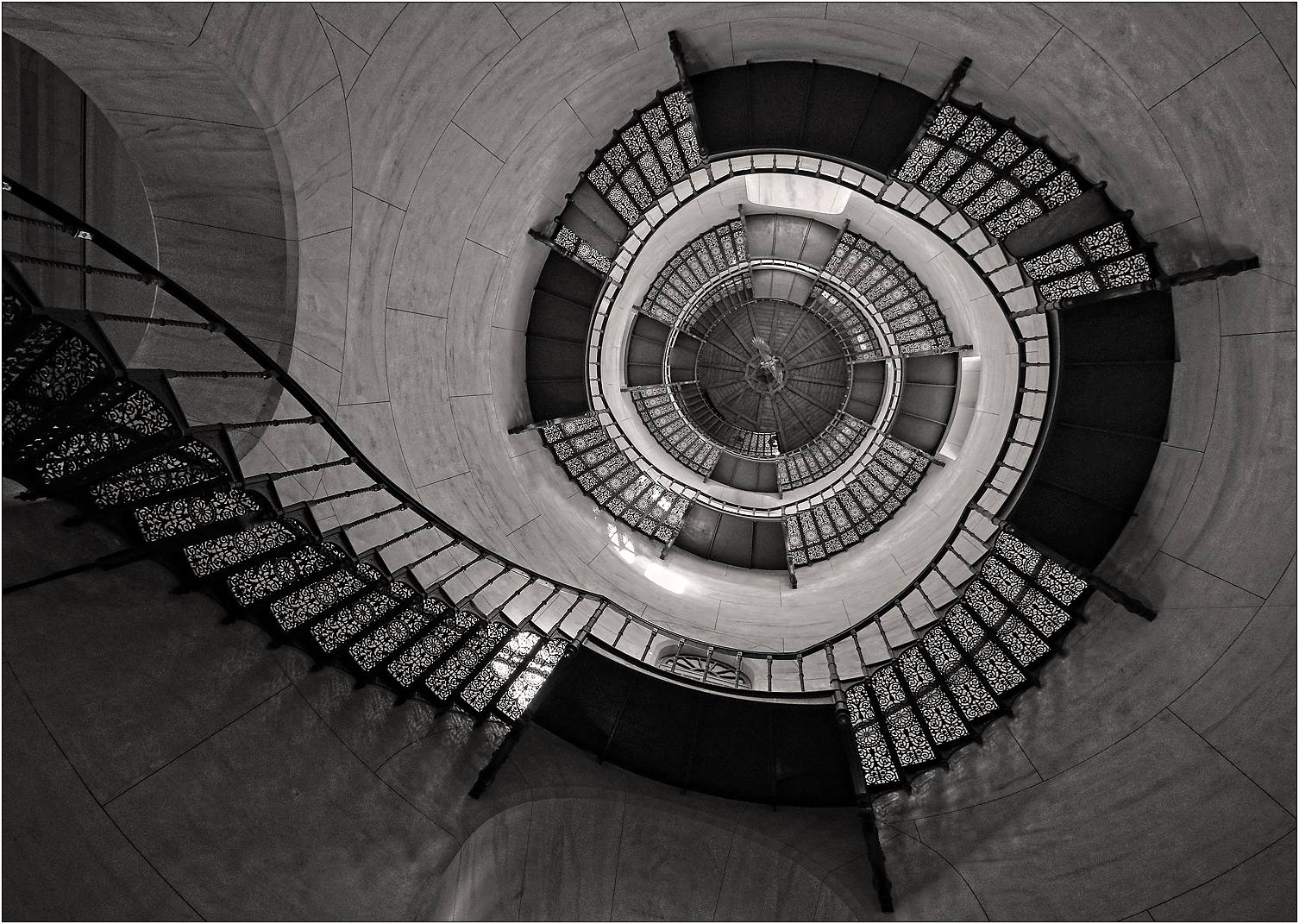 Wendeltreppe im Jagdschloss Granitz