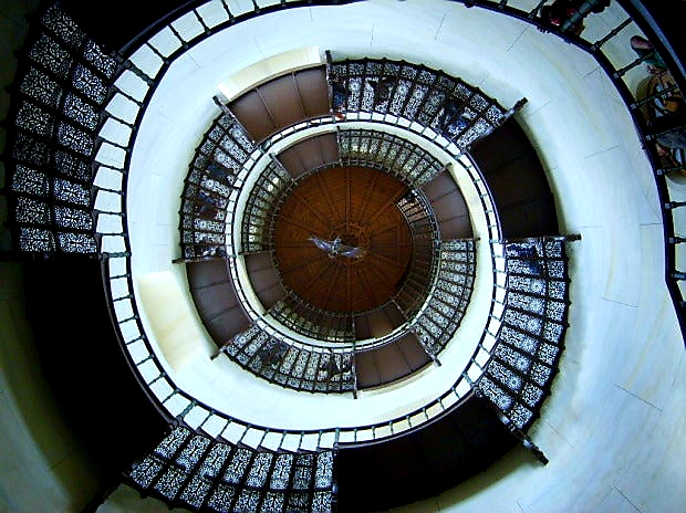 Wendeltreppe im Jagdschloss Granitz Rügen 