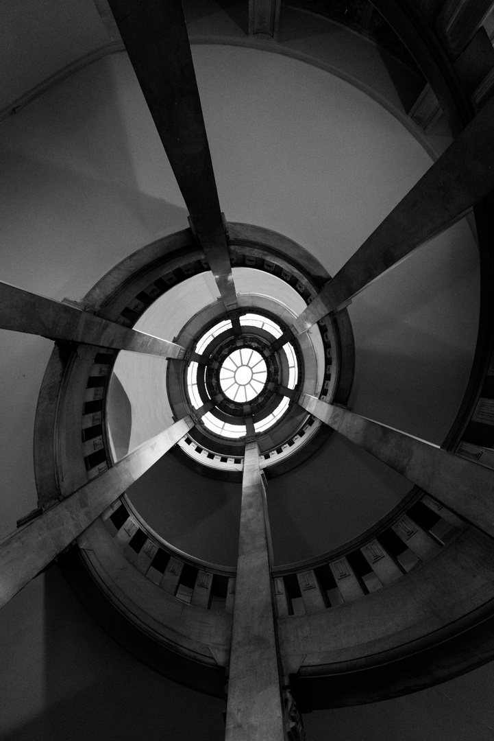 Wendeltreppe im neuen Rathaus