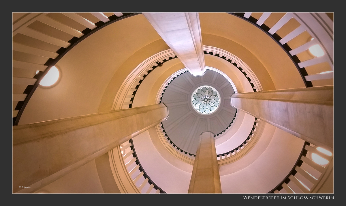 Wendeltreppe im Schloß Schwerin