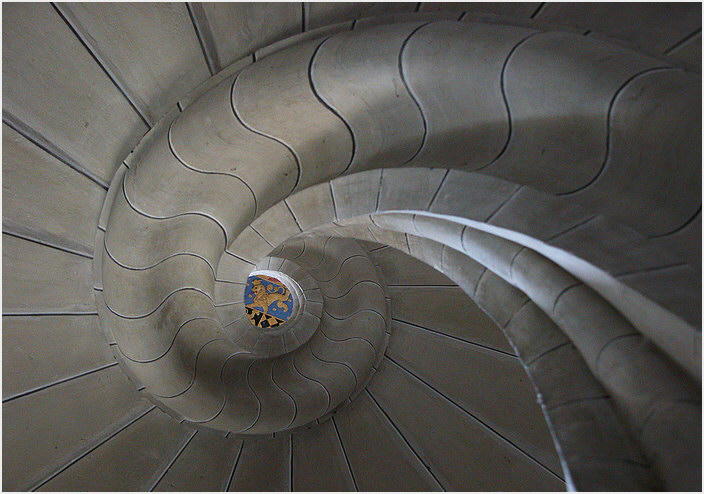 Wendeltreppe im Schloss Weikersheim