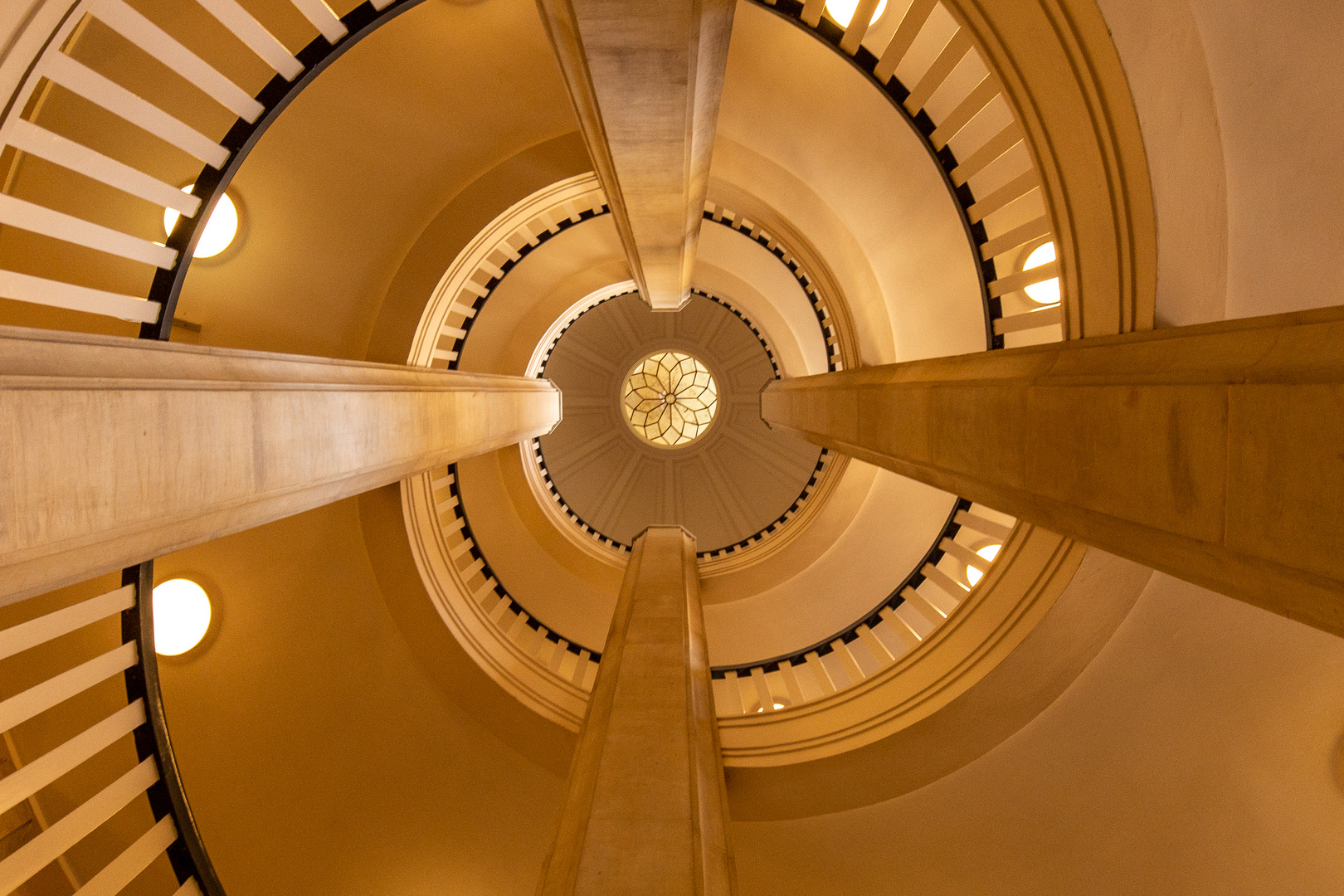 Wendeltreppe im Schweriner Schloss