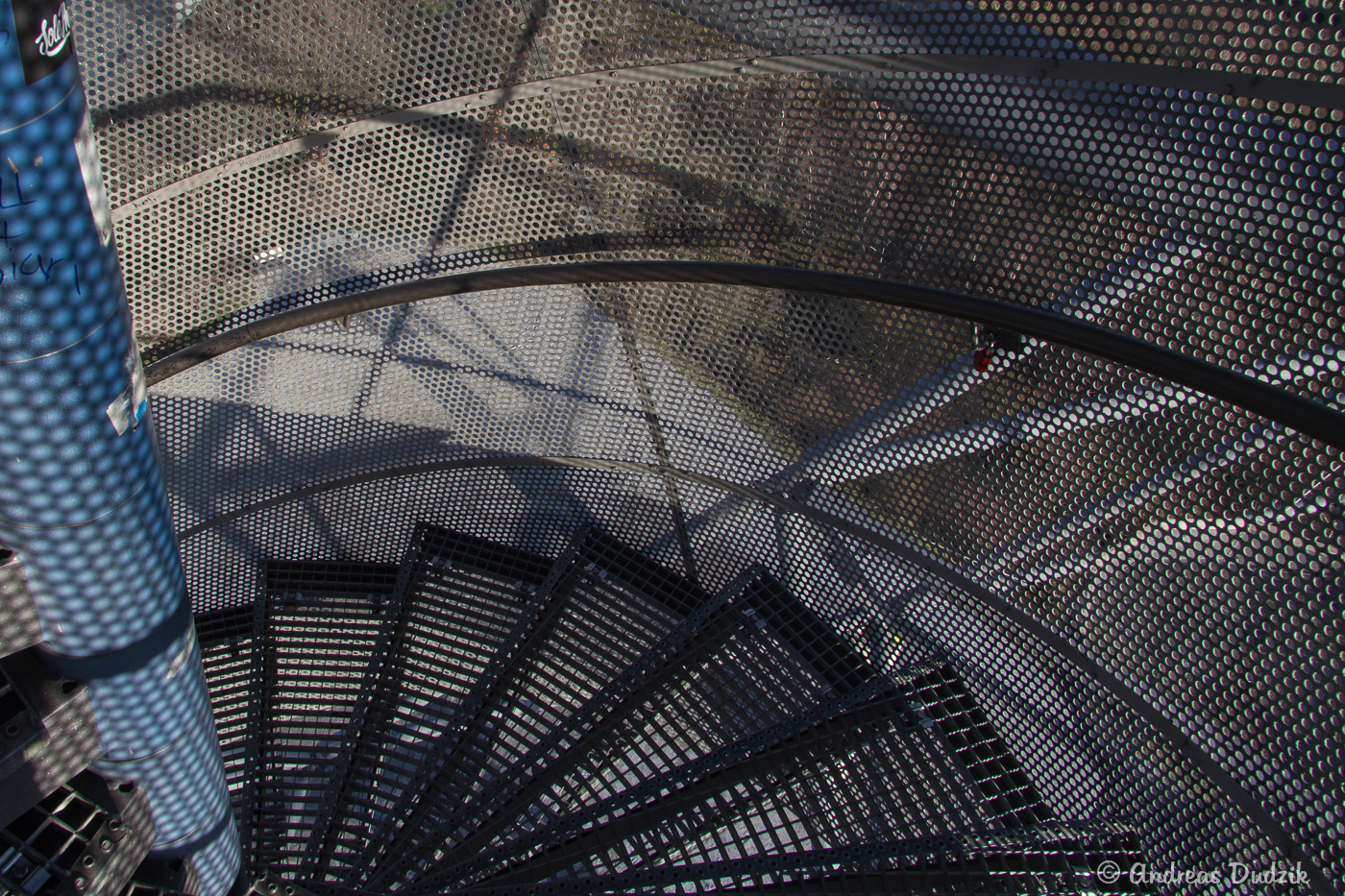 Wendeltreppe im Tetraeder Bottrop