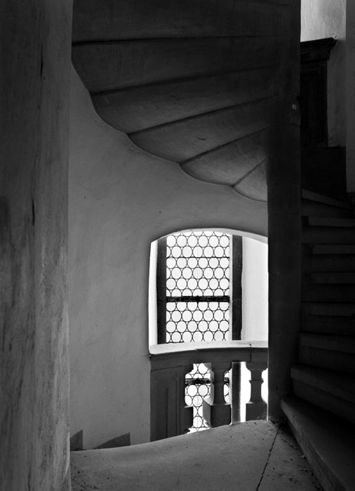 Wendeltreppe in der Kirche auf der Comburg (bei Schwäbisch Hall)