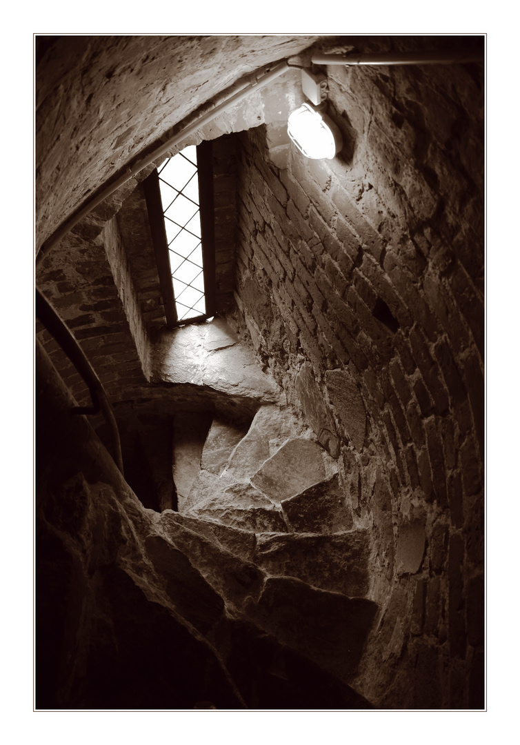 Wendeltreppe in der St. Marienkirche zu Plau