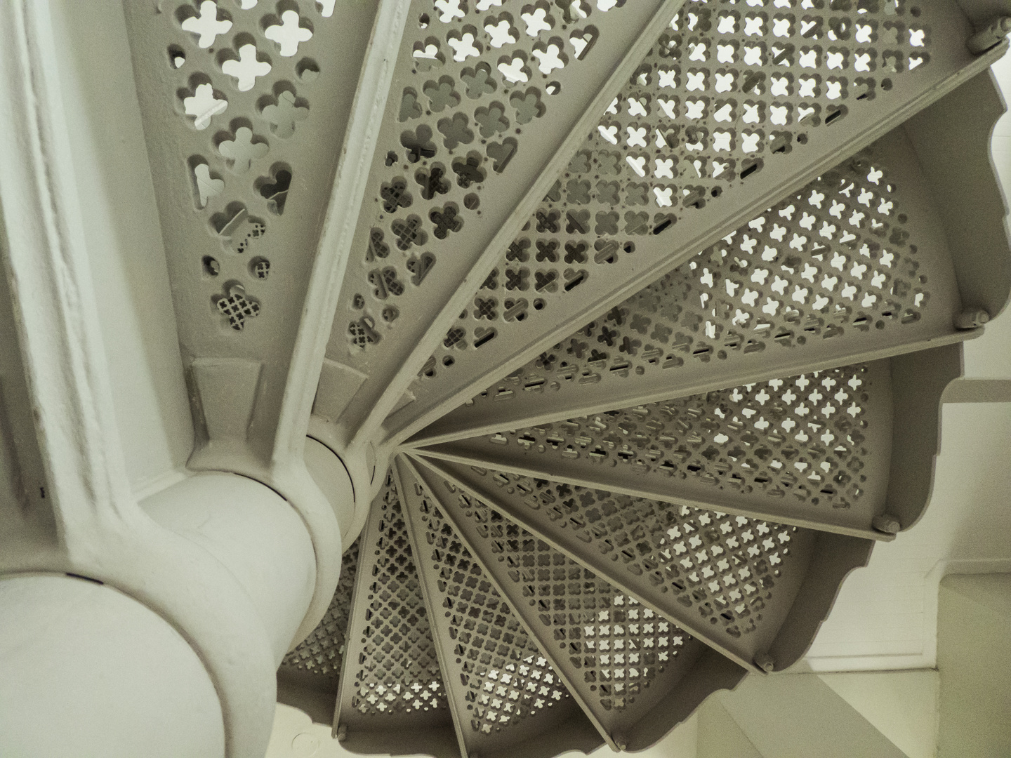 Wendeltreppe in einer Kirche in Port Louis