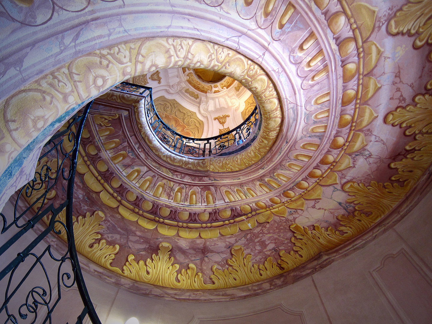 Wendeltreppe in Stift Melk/Donau