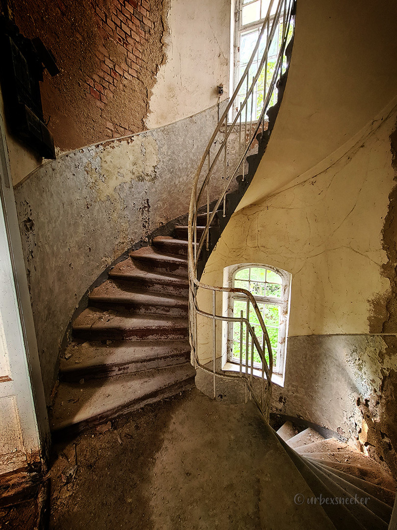 Wendeltreppe verlassene Villa