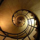 Wendeltreppe von unten, Paris, L'arc de Triomphe