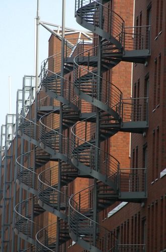 Wendeltreppen in der Speicherstadt