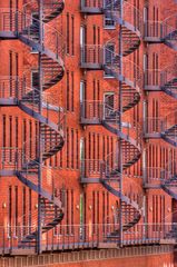 Wendeltreppen in der Speicherstadt-HH