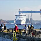 Wendemanöver im Kieler Hafen