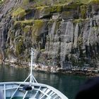 Wendemanöver im Trollfjord (1)