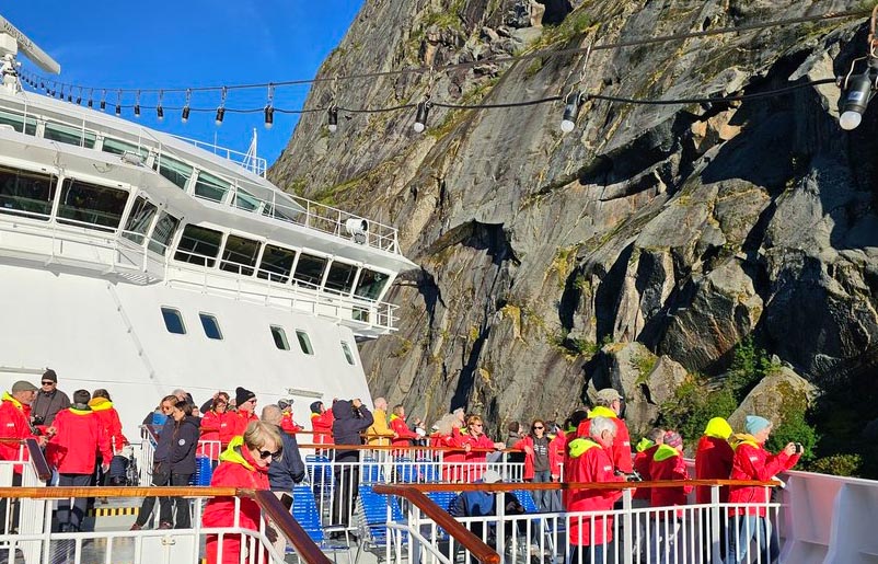 Wenden im Trollfjord