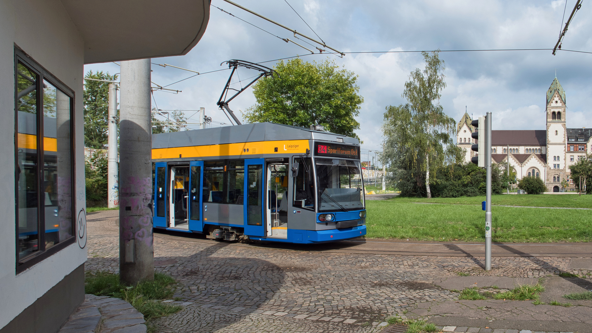 Wendeschleife beim S-Bahnhof Plagwitz