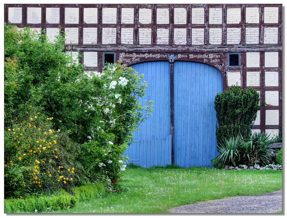 Wendland - blaues Tor