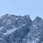 wenig Schnee auf der Zugspitze