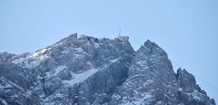 wenig Schnee auf der Zugspitze