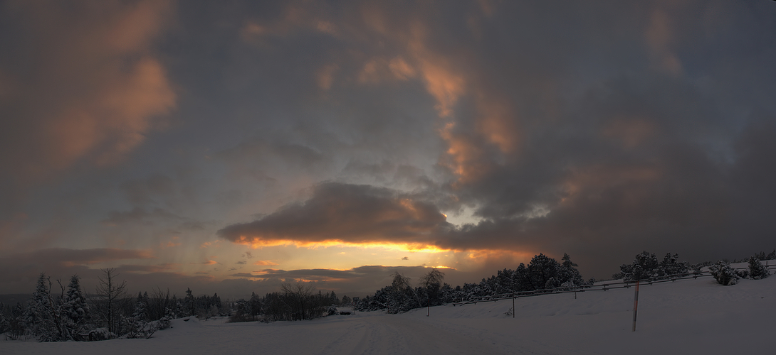 Wenig Schnee im Januar...