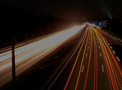 Wenig Verkehr auf der A 2