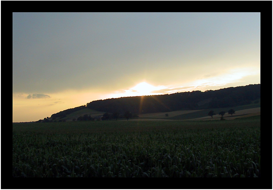 wenige Minuten vor Nacht