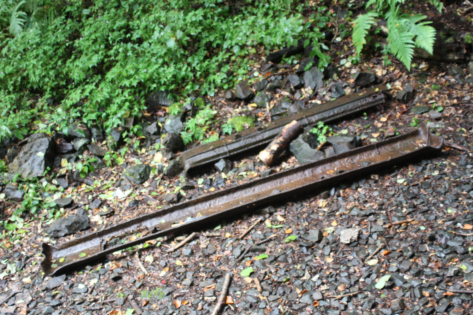 Wenige Spuren der Eisenbahn