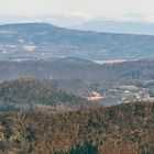 Weniger krass berbeitet die 124 km Weitsicht zur Schneekoppe