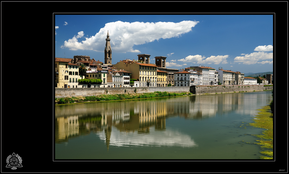 Wenigstens der Arno war frei von Touris...