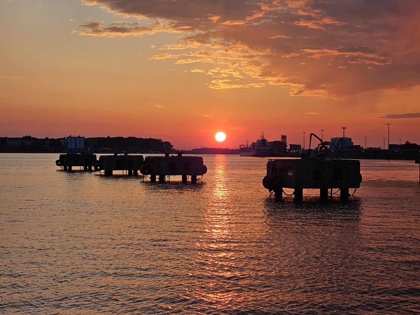 Wenn am Alten Hafen die Sonne untergeht