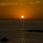 Wenn bei Capri die rote Sonne im Meer versinkt.....