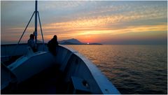 Wenn bei Capri die rote Sonne im Meer versinkt (I)