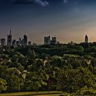 wenn bei Frankfurt die rote Sonne im Main versinkt