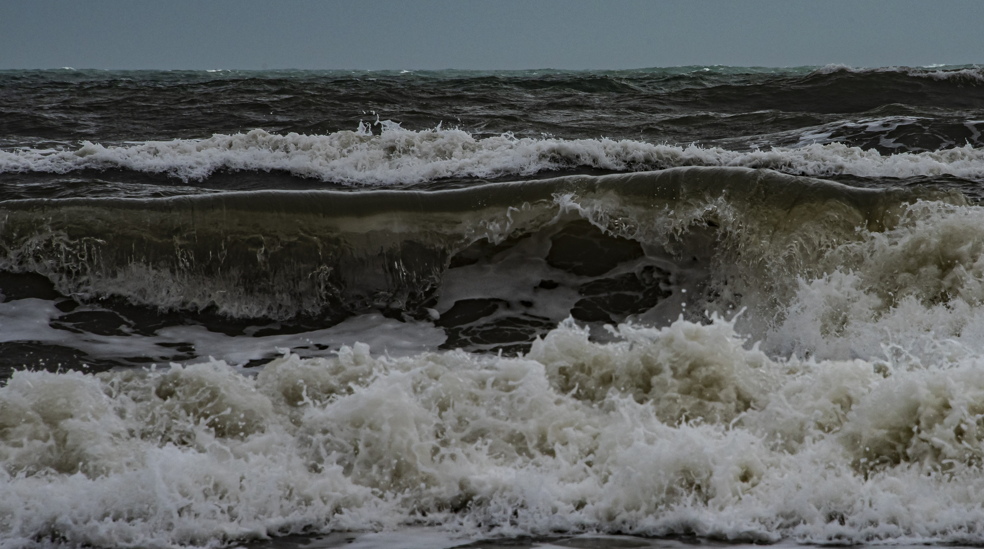 Wenn das Meer das Maul aufreißt - dann ist Sturm