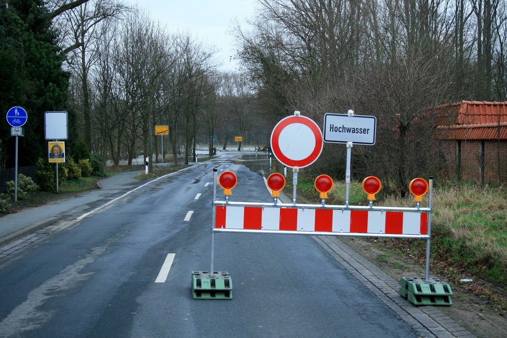 Wenn das Wasser kommt ...