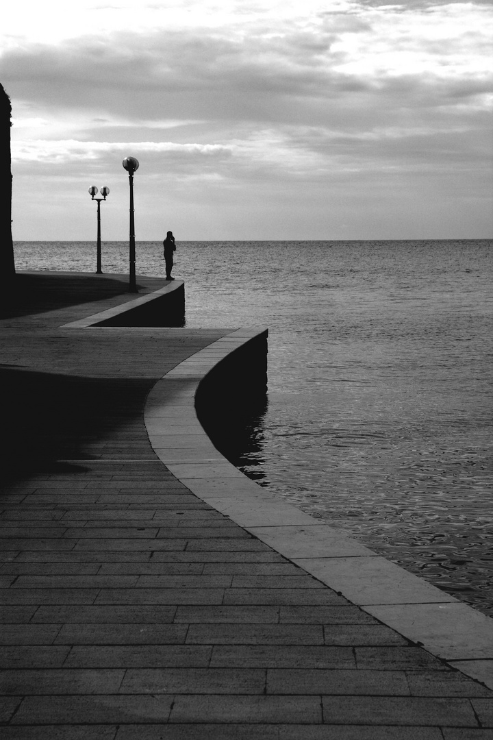 Wenn der Abend sich im Meer spiegelt, kommt das Fernweh und die Sehnsucht!