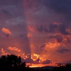 Wenn der Abendhimmel sich rötet....