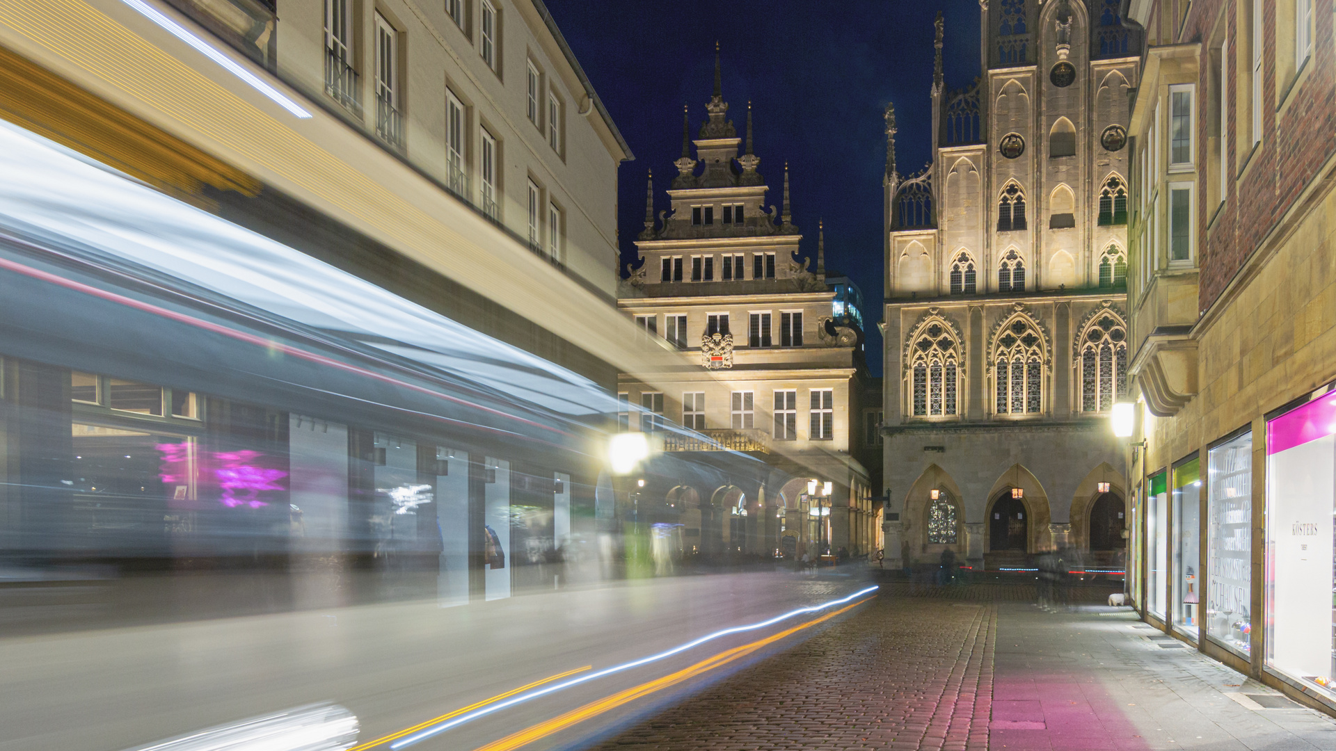 Wenn der Bus vorbei fährt